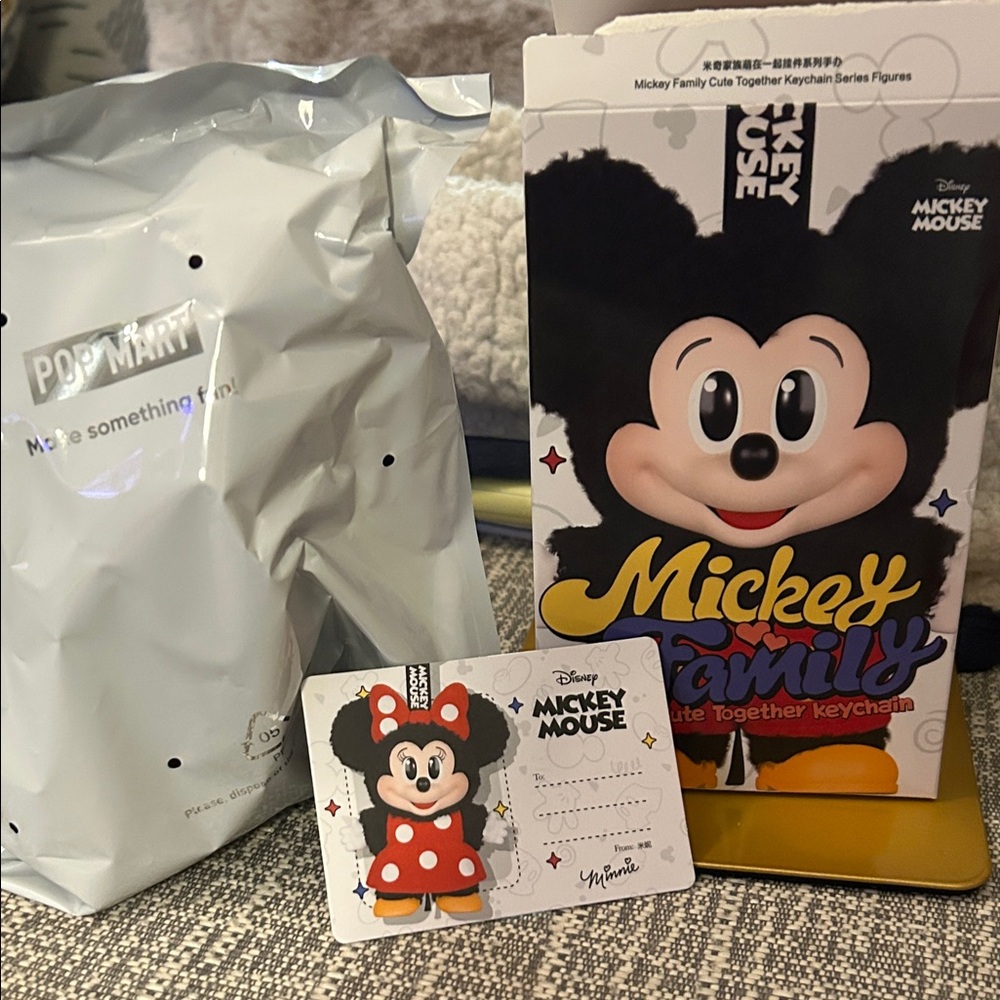 Pop Mart Disney Mickey Family Keychain confirmed Minnie
